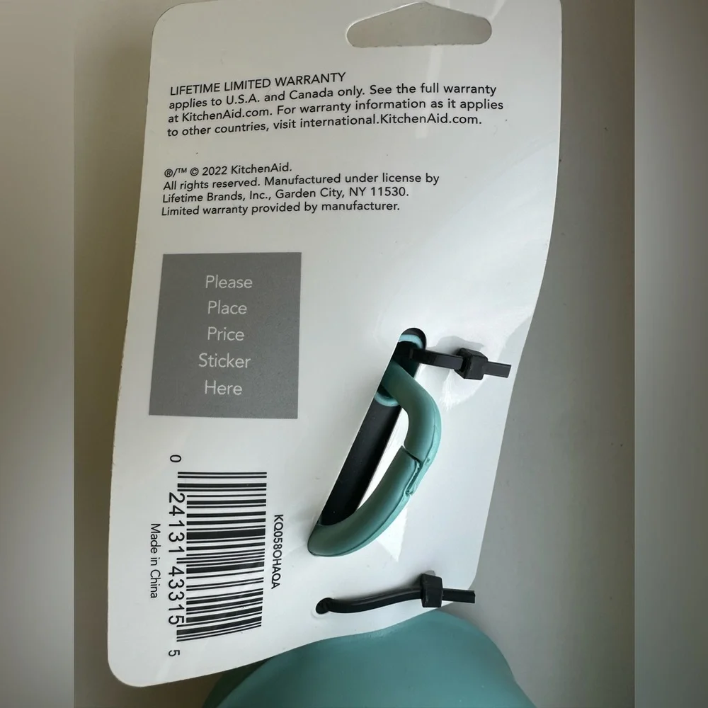 NEW KitchenAid Measuring Cups Set of 4 Aqua/Teal‎ Soft Grip Dishwasher Safe